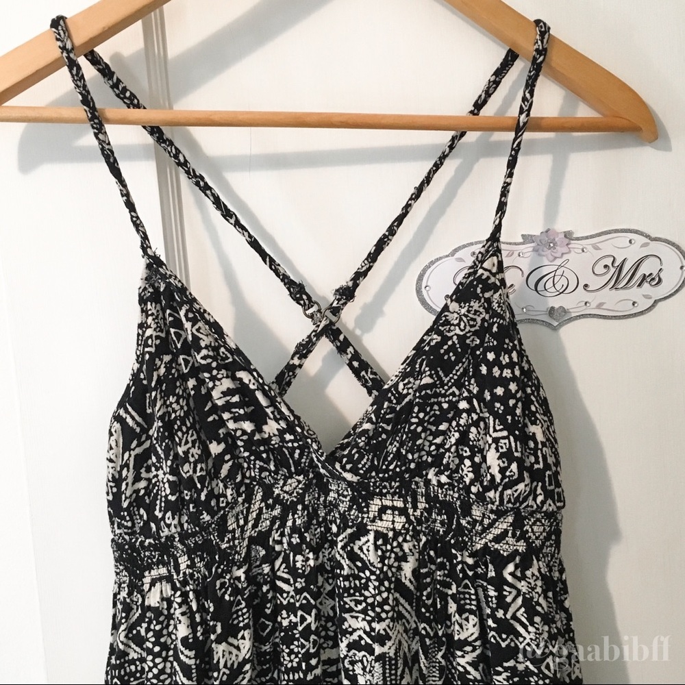 Urban Outfitters Ecoté Braided Boho Sundress Large - Picture 3 of 8